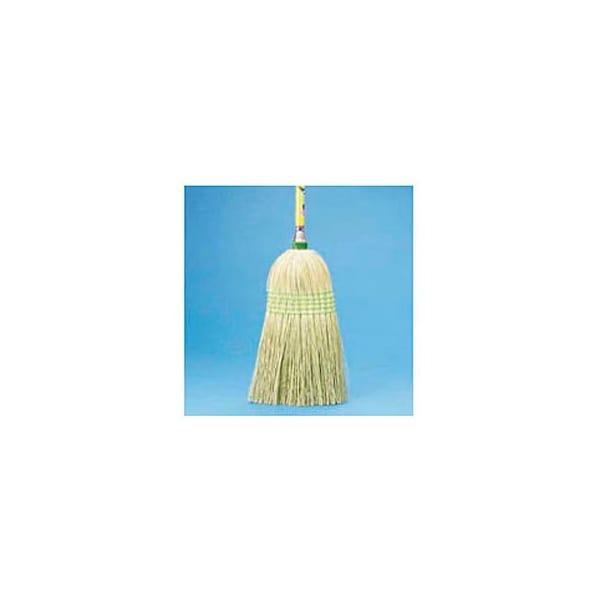 Unisan Parlor Broom Yucca/Corn Fiber Bristles, 42" Wood Handle - BWK926YEA BWK926YEA - main